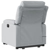 Stella Homewares Stand up Massage Recliner Chair Light Grey Fabric