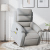 Stella Homewares Stand up Massage Recliner Chair Light Grey Fabric