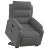 Stella Homewares Stand up Massage Recliner Chair Dark Grey Fabric