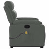 Stella Homewares Stand up Massage Recliner Chair Dark Grey Fabric
