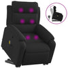 Stella Homewares Stand up Massage Recliner Chair Black Fabric