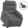 Stella Homewares Electric Stand up Recliner Chair Dark Grey Fabric