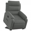 Stella Homewares Electric Stand up Recliner Chair Dark Grey Fabric