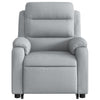 Stella Homewares Electric Stand up Massage Recliner Chair Light Grey Fabric