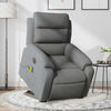 Stella Homewares Electric Stand up Massage Recliner Chair Dark Grey Fabric