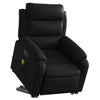 Stella Homewares Electric Stand up Massage Recliner Chair Black Faux Leather