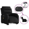 Stella Homewares Electric Stand up Massage Recliner Chair Black Faux Leather