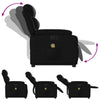 Stella Homewares Electric Stand up Massage Recliner Chair Black Faux Leather