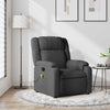 Stella Homewares Massage Recliner Chair Dark Grey Fabric