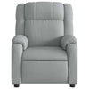 Stella Homewares Electric Massage Recliner Chair Light Grey Fabric