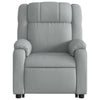 Stella Homewares Stand up Massage Recliner Chair Light Grey Fabric