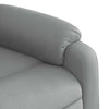 Stella Homewares Stand up Massage Recliner Chair Light Grey Fabric