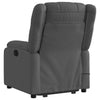 Stella Homewares Stand up Massage Recliner Chair Dark Grey Fabric