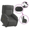 Stella Homewares Stand up Massage Recliner Chair Dark Grey Fabric