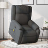 Stella Homewares Stand up Massage Recliner Chair Dark Grey Fabric
