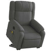 Stella Homewares Electric Stand up Massage Recliner Chair Dark Grey Fabric