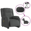 Stella Homewares Electric Stand up Massage Recliner Chair Dark Grey Fabric