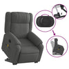 Stella Homewares Electric Stand up Massage Recliner Chair Dark Grey Fabric
