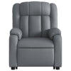 Stella Homewares Electric Massage Recliner Chair Grey Faux Leather