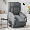 Stella Homewares Electric Massage Recliner Chair Grey Faux Leather