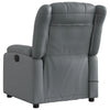 Stella Homewares Stand up Massage Recliner Chair Grey Faux Leather
