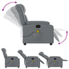 Stella Homewares Stand up Massage Recliner Chair Grey Faux Leather