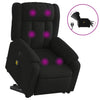 Stella Homewares Electric Stand up Massage Recliner Chair Black Faux Leather