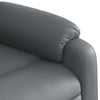 Stella Homewares Electric Stand up Massage Recliner Chair Grey Faux Leather