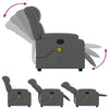 Stella Homewares Massage Recliner Chair Dark Grey Fabric