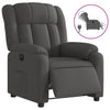 Stella Homewares Electric Recliner Chair Dark Grey Fabric