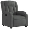 Stella Homewares Electric Recliner Chair Dark Grey Fabric