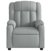 Stella Homewares Electric Massage Recliner Chair Light Grey Fabric