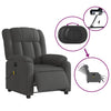 Stella Homewares Electric Massage Recliner Chair Dark Grey Fabric