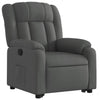 Stella Homewares Stand up Recliner Chair Dark Grey Fabric