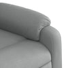 Stella Homewares Stand up Massage Recliner Chair Light Grey Fabric