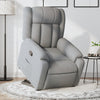 Stella Homewares Stand up Massage Recliner Chair Light Grey Fabric