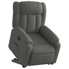 Stella Homewares Stand up Massage Recliner Chair Dark Grey Fabric