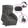 Stella Homewares Stand up Massage Recliner Chair Dark Grey Fabric