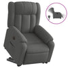 Stella Homewares Electric Stand up Recliner Chair Dark Grey Fabric