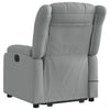 Stella Homewares Electric Stand up Massage Recliner Chair Light Grey Fabric
