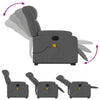 Stella Homewares Electric Stand up Massage Recliner Chair Dark Grey Fabric