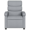 Stella Homewares Massage Recliner Chair Light Grey Fabric