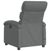 Stella Homewares Massage Recliner Chair Dark Grey Fabric