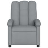 Stella Homewares Massage Recliner Chair Light Grey Fabric