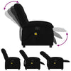 Stella Homewares Massage Recliner Chair Black Fabric