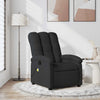 Stella Homewares Massage Recliner Chair Black Fabric