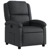 Stella Homewares Recliner Chair Black Real Leather