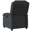Stella Homewares Recliner Chair Black Real Leather