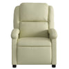 Stella Homewares Massage Recliner Chair Cream Real Leather