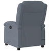 Stella Homewares Massage Recliner Chair Dark Grey Velvet